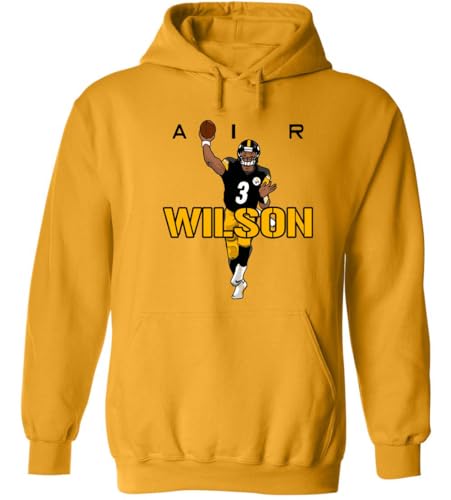 Air Russell Wilson Pittsburgh Terrible Towel Hooded Sweatshirt Hoodie