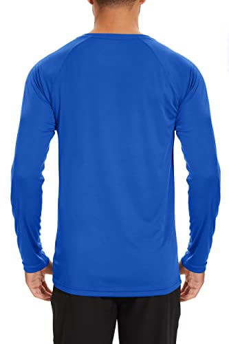 Tacvasen Mens Upf Shirts Workout Shirts Quick-Dry Upf 50+ Water Sports T-Shirt Uv Shirts Sun Protection Long Sleeve Shirts Rash Guard For Men #TOP1