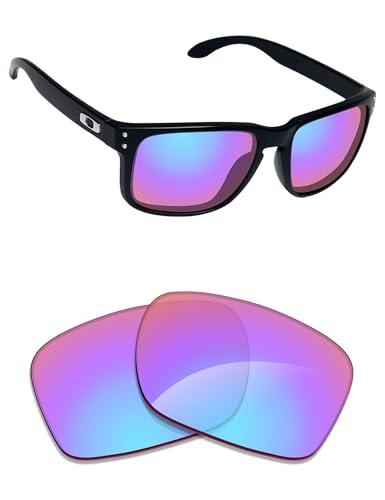 Verres de rechange Oakley Holbrook Tracer Rose parfaits pour le sport et la conduite urbaine