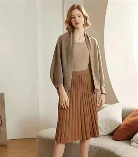 Women's Soft Shawls and Wraps Knitted Warm Shawl With Sleeves Pashminas Shawl Wrap Lightweight Open Front Poncho 20252