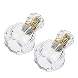VALICLUD 2stücke Wasserflasche Set Nachfüllbare Glasparfümflasche Für Reisen Aromatherapie Und Sanitärbedarf Wiederverwendbar Tragbar Und Auslaufsicher