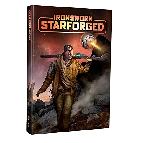 Ironsworn: Starforged - Deluxe Edition Rulebook - Hardcover RPG Book Standalone Adventure Human Centric Science Fiction 3 Modes of Play (Guided Co-Op Solo) 404 Pages Colorful Illustrations