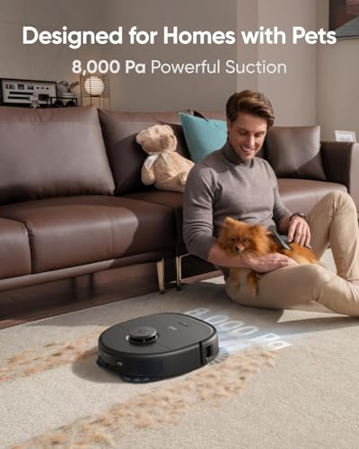 Robot Vacuum with Self-Emptying Station