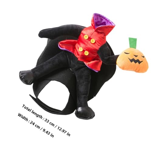 Disfraz para perro Halloween calabaza talla S miniatura 2