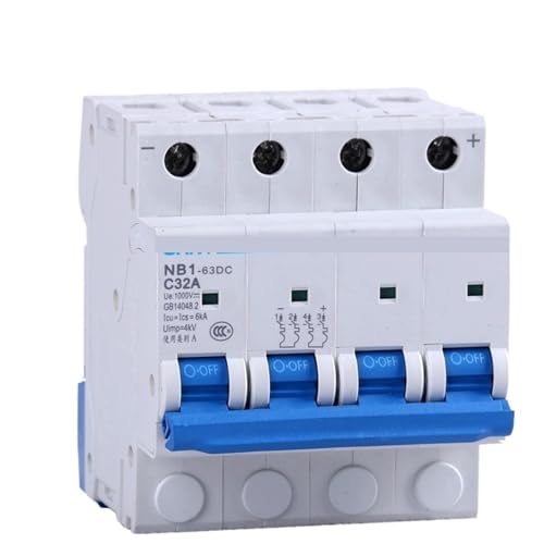 Disyuntor de CC Olar NB1-63DC interruptor magnetotérmico fotovoltaico 4 polos 1000V 25A