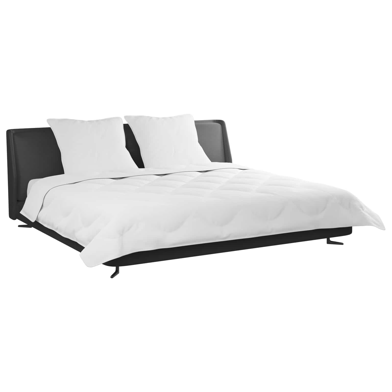 Sanctuaire de sommeil vidaXL - Literie moderne d'hiver en microfibre blanche