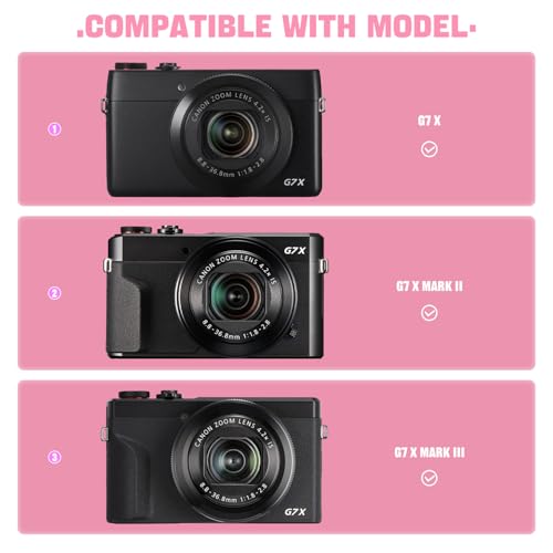 Funda rígida para cámara Canon PowerShot G7X Mark III y II miniatura 3