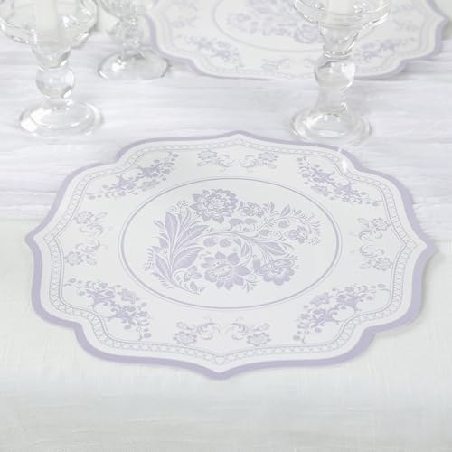 Set de 10 individuales de cartón 13" Lavanda miniatura 7