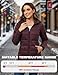 ROYAL MATRIX Women's Packable Puffer Coat, Regular and Plus Size Lightweight Puffer Coat Long Puffer Coat with Hood (Wine, S)