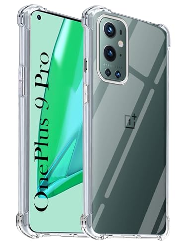 Image of Jkobi Back Cover for OnePlus 9 Pro (Shockproof Crystal Clear Anti Yellow Case | Drop & Camera Protection | Hard Polycarbonate)