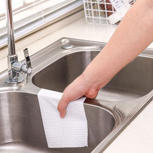 Toalha de Lavar Louça Macia e Eficaz para Toalha de de Cozinha, 1 Rolo, Adequada para Limpeza Suave