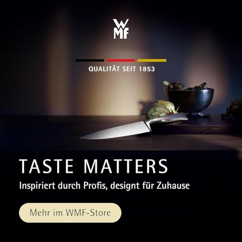 Foto von WMF Touch Messerset 2-teilig – scharfes Küchenmesser-Set aus Spezialklingenstahl, antihaftbeschichtet und ergonomisch geformt, mit Schutzhüllen, bestehend aus Kochmesser und Gemüsemesser, rot