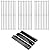GGC 19 3/4" Stainless Steel Grill Grates and 18-15/16 Porcelain Steel Heat Plates Replacement Parts for Char Griller 3001, 3008, 3030, 4000, 5050, 5252, 5650, 5072 and King Griller 3008, 5252