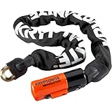 KRYPTONITE ( クリプトナイト ) ロック Evolution シリーズ4 Integrated チェーン 90cm ブラック/オレンジ 000808