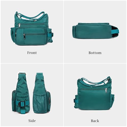 Image of VOLGANIK ROCK Crossbody Bags for Women RFID Lightweight Travel Shoulder Bag Waterproof Nylon purses and handbags Pocketbook
