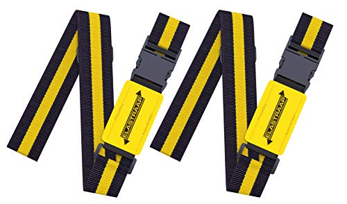 Luggage Straps ELASTRAAP for Suitcases, Non-Slip and Extra Security for Travel