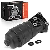 A-Premium Oil Filter Housing Assembly Compatible with Hyundai Sonata 2008/2010, Santa Fe, Genesis,