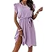 NH Femmes Summer Holding Fête Robe Casual Robes sans Manches Dame