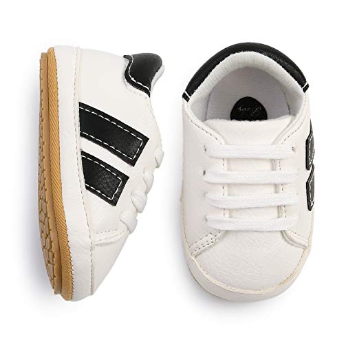 Image of RVROVIC Baby Boys Girls Anti-Slip Sneakers Soft Ankle Boots Toddler First Walkers Newborn Crib Shoes