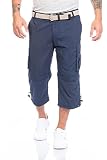 Fashion Herren Shorts Kurze Hose mit Dehnbund ID388, Größe:XXL;Farbe:Blau