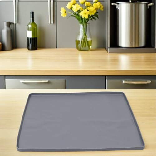 Bandeja para lavavajillas de silicona impermeable y antideslizante con bordes elevados Cabilock 7