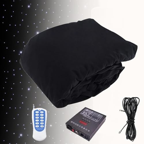Rideau lumineux à LED 300x400 cm avec télécommande et contrôle DMX pour scène