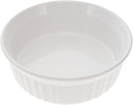 CorningWare FS24 24oz 708mL Round French White Casserole Dish