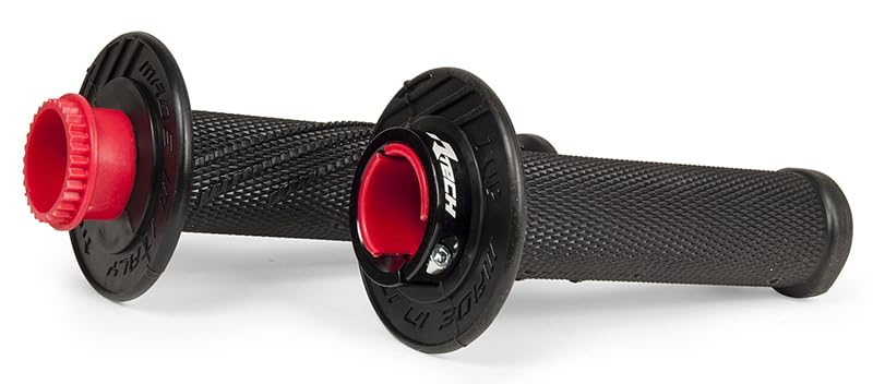 Rtech manopole R20 Lock-on motocross enduro nero
