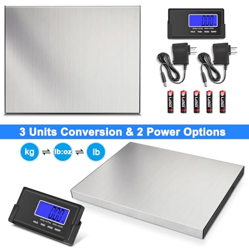 Image of THINKSCALE 440lb Heavy Duty Digital Shipping Scale, 10g Wireless LCD