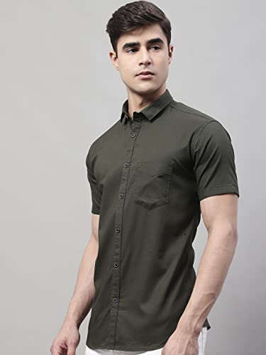 Image of Majestic Man Men's Cotton Slim Fit Shirt