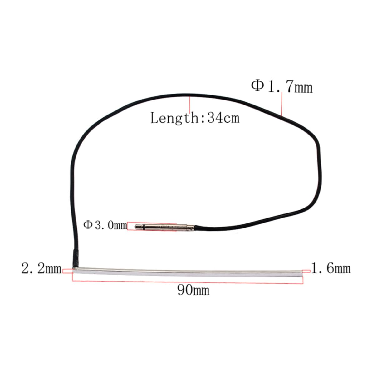ibasenice 6stücke Gitarren-pickup Sticks Für Akustikgitarren Hochsensitiver Piezo-pickup Für Präzise Klangwiedergabe Von Musikinstrumenten