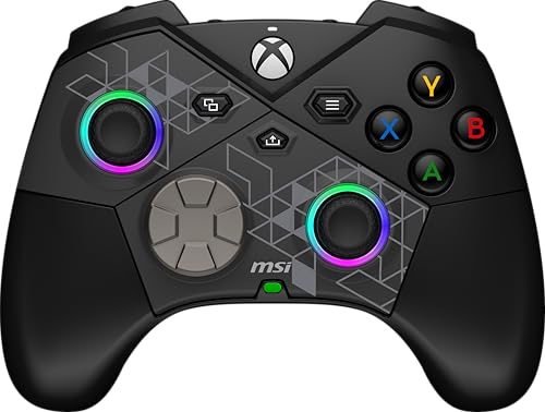 Mando MSI FORCE PRO W con botones programables e iluminación RGB 4
