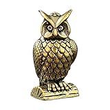 Focus artisanal : avec des détails tridimensionnels précis, cette sculpture de hibou apporte une touche réaliste et rehausse l'esthétique de la maison. Il fonctionne à la fois une expression artistique et un objet de décoration fonctionnel, idéal pour décorer les bureaux, les consoles ou les centres de divertissement avec une beauté raffinée.