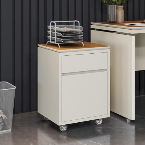 Gaveteiro Escritório com Rodízios e 2 Gavetas Oslo - ViaNossa