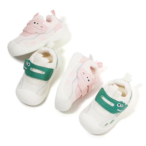 LONSOEN Toddler Boys Girls Sneakers Kids Lightweight Casual Walking Tennis Shoes2