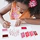 8 Stück Stempelkissen Rosa für Fingerabdrücke, Stempelkissen Rot, zum Basteln und zum kreativen Gestalten, zum Papier Handwerk Stoff Malerei Basteln und zum kreativen Gestalten