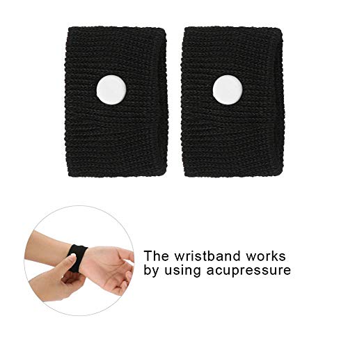 Pulseiras de 5 cores, pulseiras antidoenças confortáveis, macias e antienjoo, viagem aérea para adul