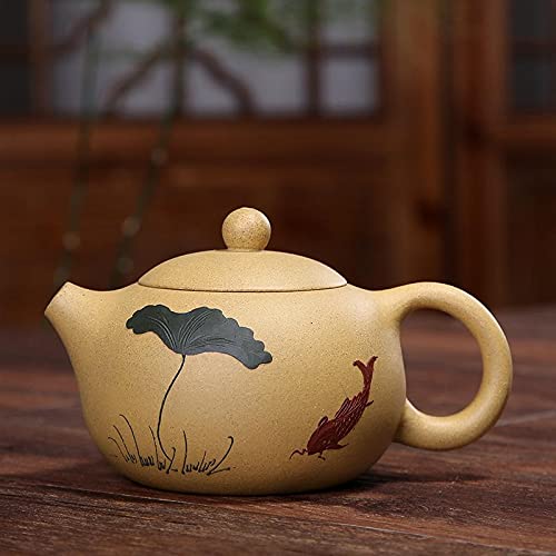 Théière à L'argile Violette Théière Tea Bouilloire à thé en terre cuite à la main avec des infuseurs for théière en céramique en céramique en vrac Theiere
