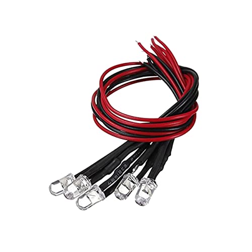 SEWOART 50 Unidades Diodos Led Luz Levou Para Carro Levou Luz Clara Led Emitindo Luz Brinquedos Vari