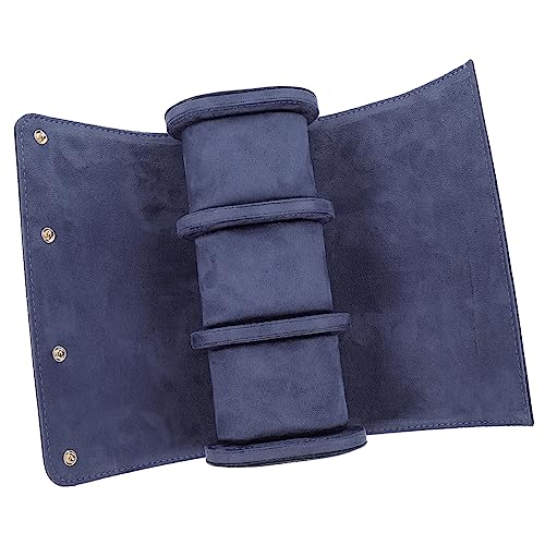 BESPORTBLE 1pc Stylish Velour Watch Storage Box PU Organizer for Watches Jewelry Protective and Elegant Design for Display and Storage of