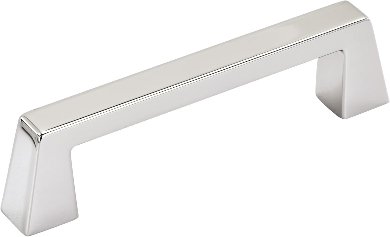 Amerock | Cabinet Pull | Polished Chrome | 3-3/4 inch (96 mm) Center to Center | Blackrock | 1 Pack | Drawer Pull | Drawer Handle | Cabinet Hardware