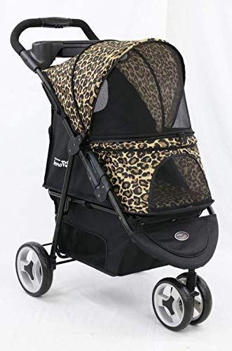 Innopet ® Modello Allure – Design: Cheetah – IPS-034/CH Passeggino per Cani Pet