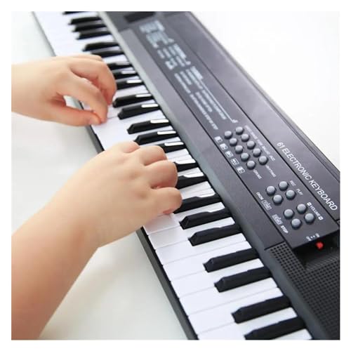 Clavier Électronique 61 Touches, Piano, Musique Numérique, Avec Microphone, Éclairage Musical - Les Beatles, Paul McCartney, John Lennon, RIngo Starr, George Harrison Clavier Électronique 61 Touches, Piano, Musique Numérique, Avec Microphone, Éclairage Musical – Image 5