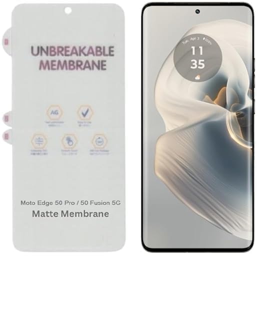 AACL Matte Screen Protector for Motorola Edge 50 5G / Motorola Edge 50 Pro 5G / Motorola Edge 50 Ultra 5G / Motorola Edge 50 Fusion 5G Membrane Case Friendly Full Edge to Edge Screen Coverage & Installation Kit- (Pack of 1)-image-38