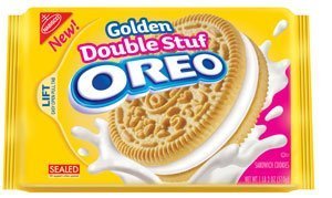 Golden Double Stuf Oreo Cookies 17 oz. (Pack of 6)