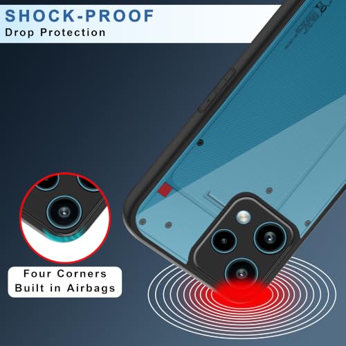 Image of CEDO Backcover for Nothing Phone 3a Lite (5G) | Camera Protection Bump Shockproof Edge | Ultra Hybrid Transparent Acrylic Clear TPU+PC Hard Backcase Cover (Black)