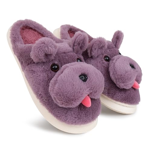 Image of Irsoe Comfortable Indoor /Outdoor Soft Bottom Fur Slippers