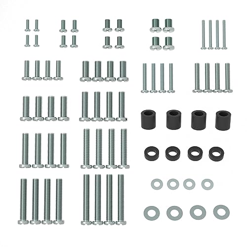 PUTORSEN Universal VESA Screws Set for TVs up to 90 Inches, TV Screws for Wa Includes M4 M5 M6 M8 Screws, Spacers and Washers, Works with Any TV Wall Mount