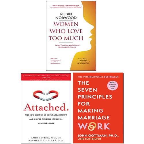 Women Who Love Too Much, The Seven Principles for Making Marriage Work, Attached 3 Books