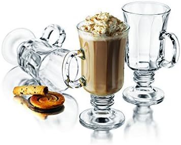 Libbey Milan 8-1/4-ounce Irish Coffee Mug in Optic, 4-piece Set by Libbey